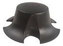 Polvera Centro Rin Chevrolet Chevy  Negro 1 Pza