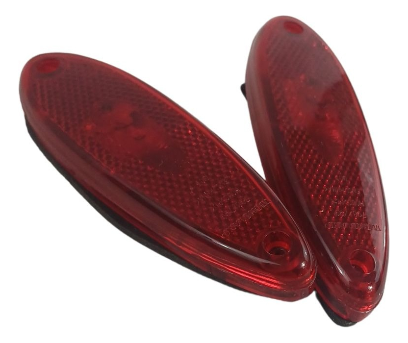 Plafon Charal 3 Led 24v Rojo 5x1.5  Universal 2 Piezas