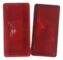 Plafon Mica 5x10.5cm  Rectangular Rojo 2 Piezas Dir