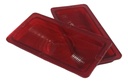 Plafon Mica 5x10.5cm  Rectangular Rojo 2 Piezas Dir