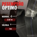 Cámara Moto City Road 3.50-18 All Brand Válvula  Tr4