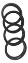 Centrador Rin Negro Plástico  4 Pzs 67.1 X 56.6