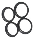 Centrador Rin Negro Plástico  4 Pzs 67.1 X 56.6