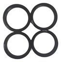 Centrador Rin Negro Plastico (73.2 X 62) 4 Pzs