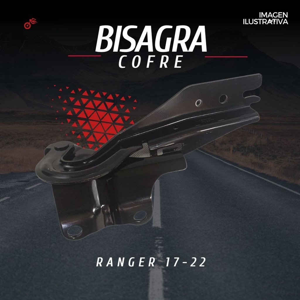 Bisagra Cofre Ranger 2017-2022 Izq
