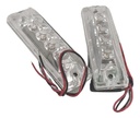 Plafon Lateral Mica Cristal 4 Leds 2 Piezas