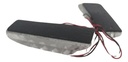 Plafon Lateral Mica Cristal 4 Leds 2 Piezas