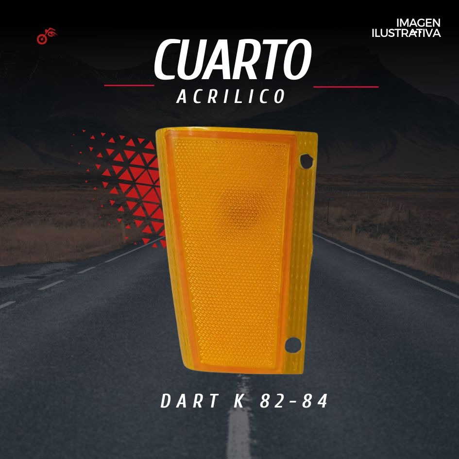 Cuarto Dart K 1982-1984 Acrílico Ámbar