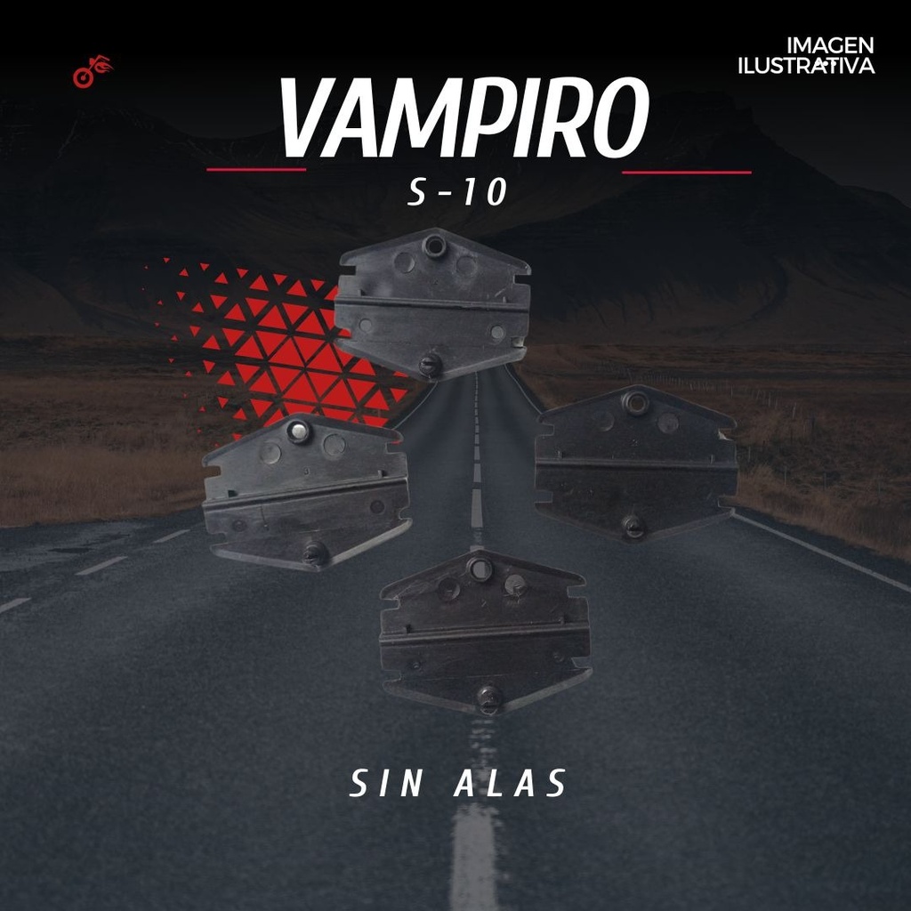 Vampiro Guia Cristal Chevrolet S10 25 Pzas