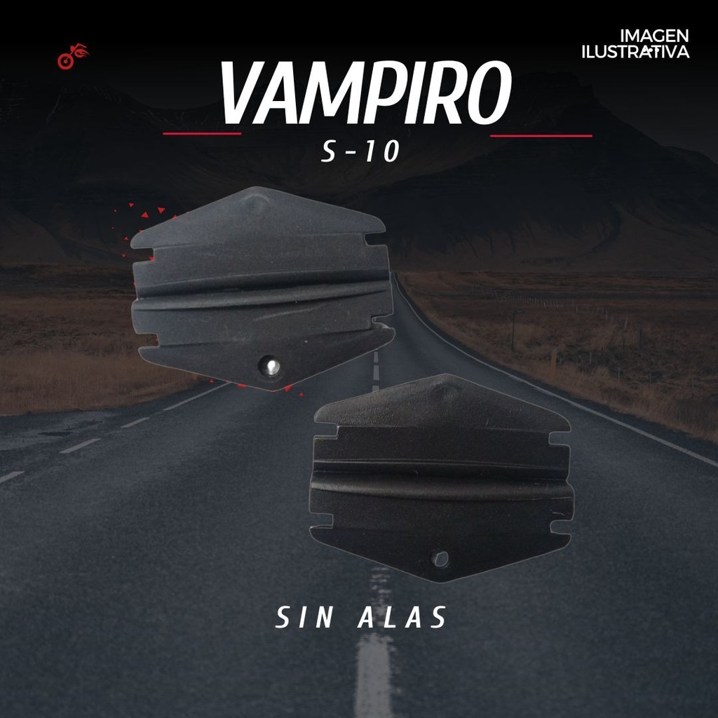Vampiro Guia Cristal Chevrolet S10 4 Pzas