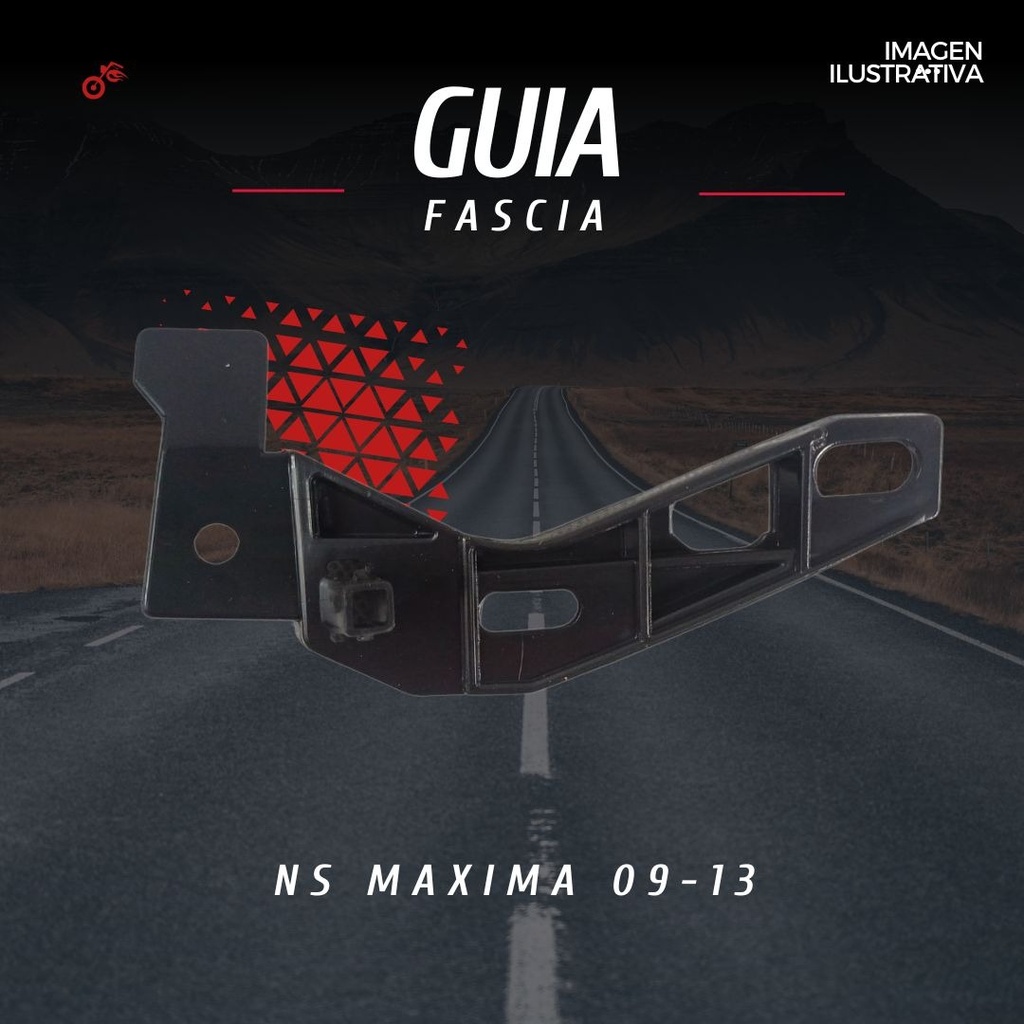 Guía Fascia Delantera Nissan  Máxima 2009-2013 Der O Izq