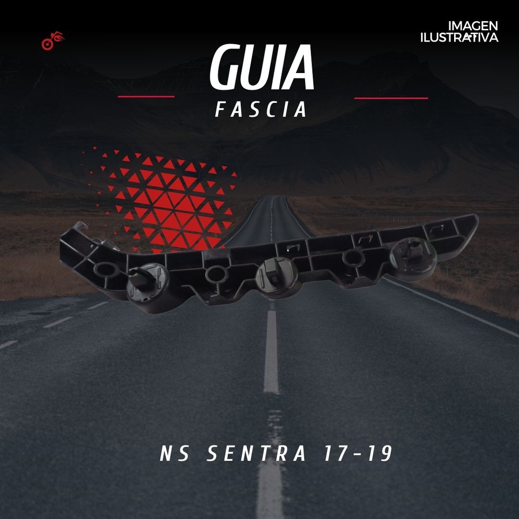 Guía Fascia Delantera Nissan Sentra 2017, 2018 Y 2019
