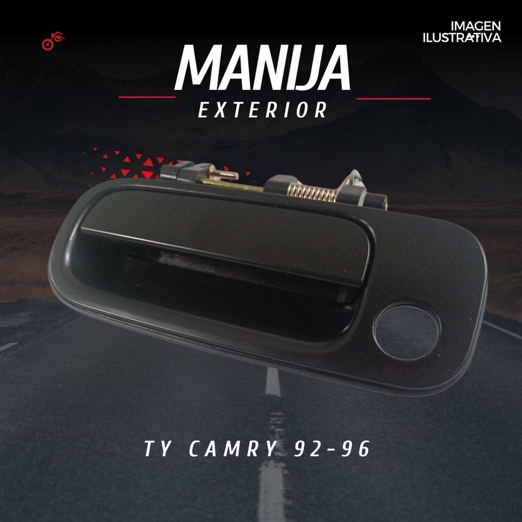 Manija Exterior Ty Camry Del 92-96 Negra