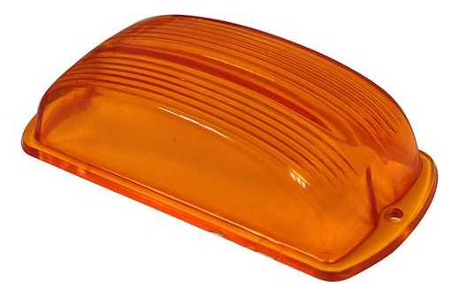 Mica Plafón Blindado  Ámbar 2 Piezas