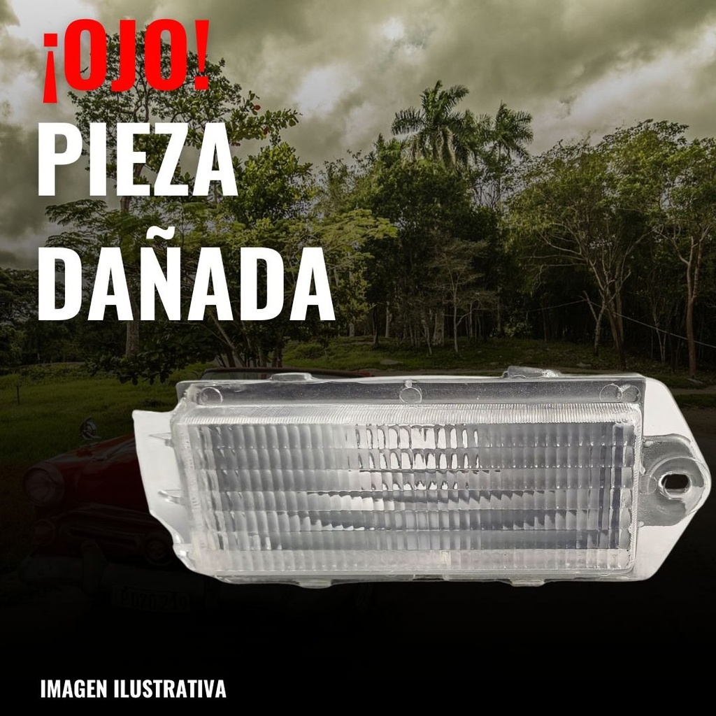 Cuarto Frontal Jetta / Golf 1987-1990 Cristal (dañado)