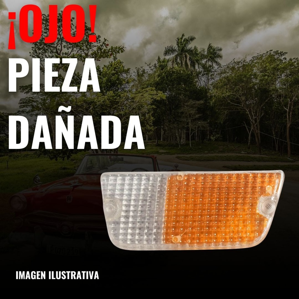 Mica Cuarto Frontal Dodge Pickup 73-80 Dañada Der/izq