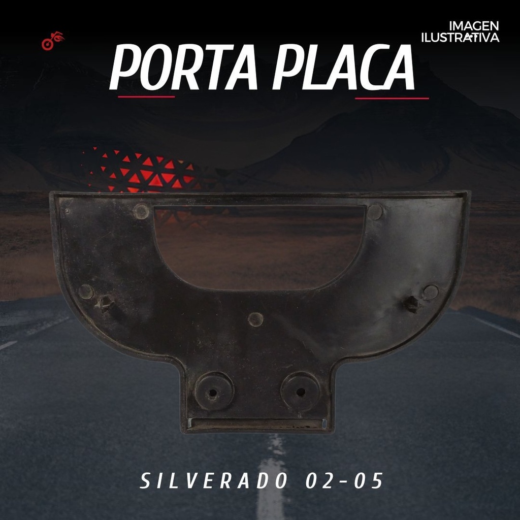 Porta Placa Chevrolet Silverado 2002-2005