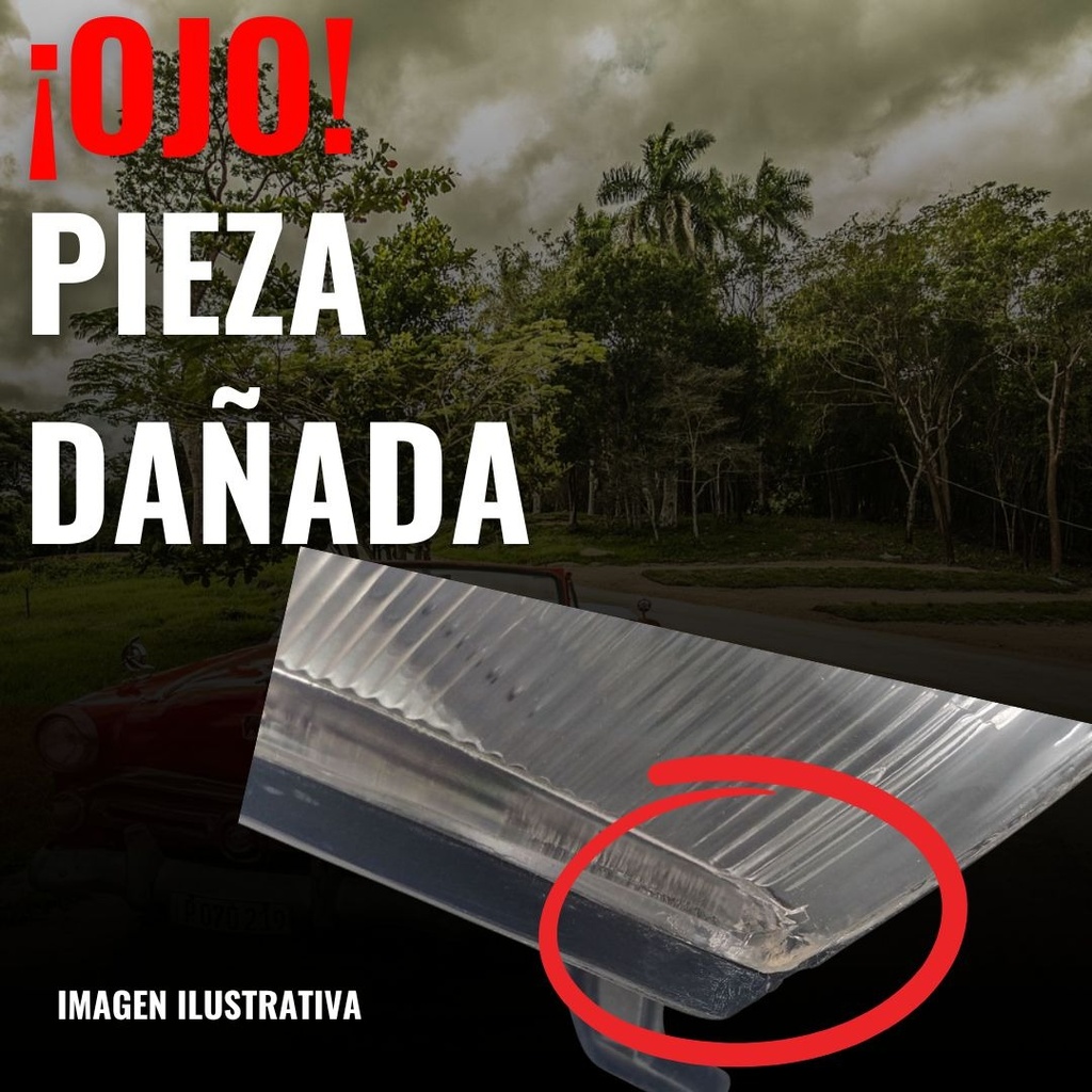 Cuarto Punta Nissan Sentra 1997-1999 Acrílico Ámbar