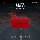 Mica Plafon Lente Stop Rojo 1 Pieza