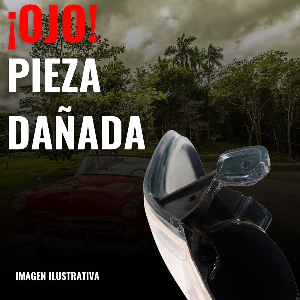 Cuarto Punta Nissan Sentra 1997-1999 Acrílico Ámbar Desgaste
