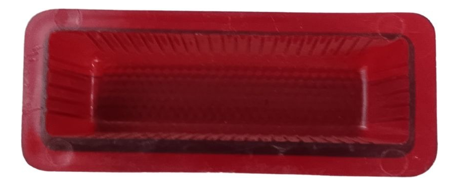 Mica Plafon 9.5x 3.7cm Rojo 1 Pieza