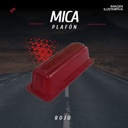 Mica Plafon 9.5x 3.7cm Rojo 1 Pieza