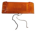 Plafon Direccional Tipo Record 2x6  Ambar  Led Linea Pesada