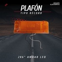 Plafon Direccional Tipo Record 2x6  Ambar  Led Linea Pesada