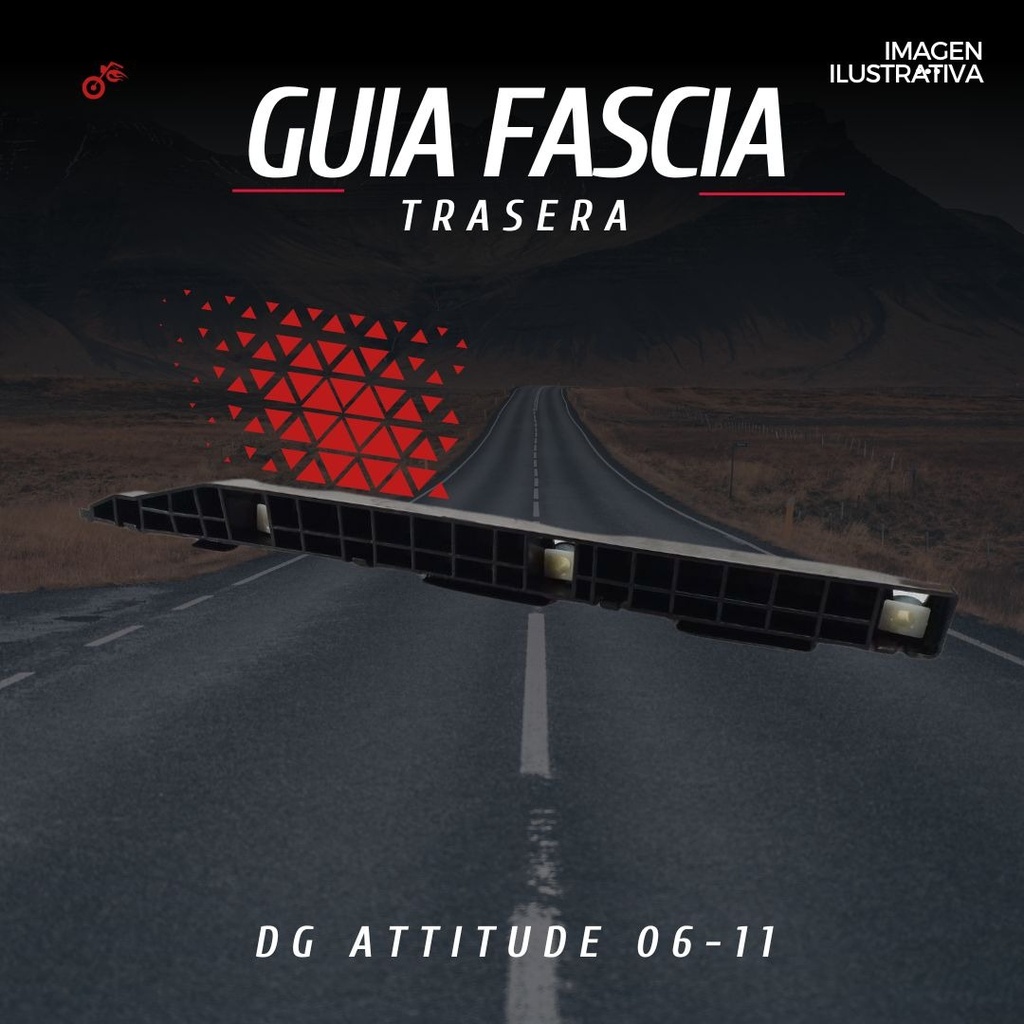 Guía Fascia Trasera Dodge Attitude 2006-2011