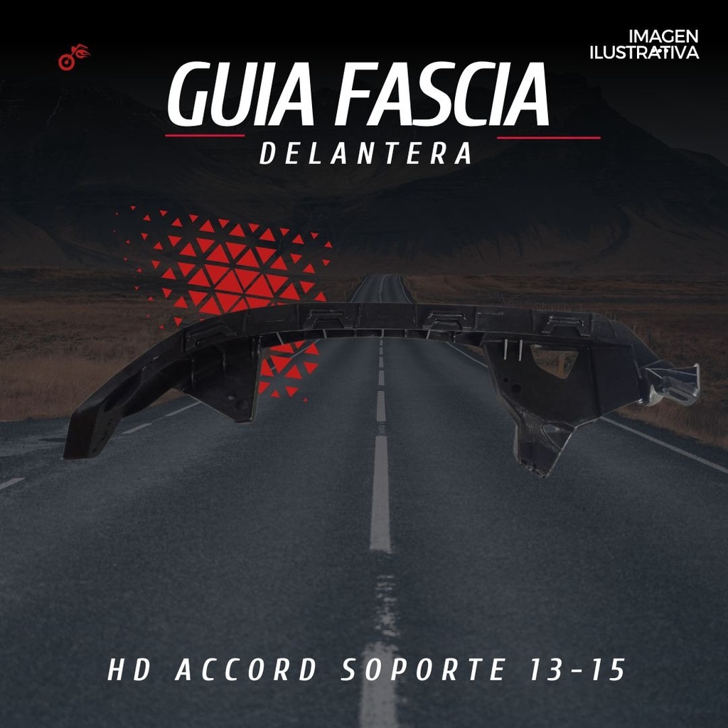 Guía Fascia Delantero Honda Accord 4 Puertas 2013-2015