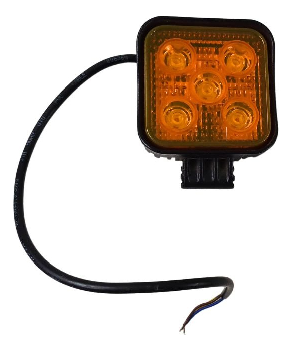 Faro Rectangular Led Ámbar Estrobo