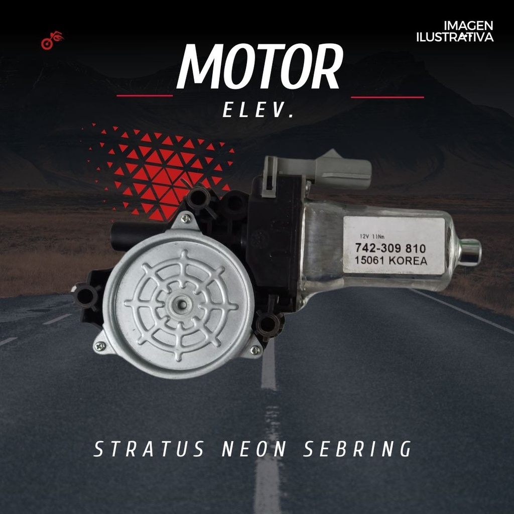 Motor Elevador Vidrio Trasero Stratus / Neon / Sebring