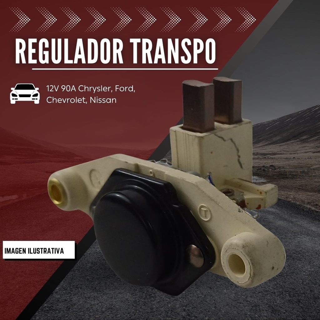 Regulador De Voltaje 12v 90a Chrysler, Ford, Chevrolet, Niss