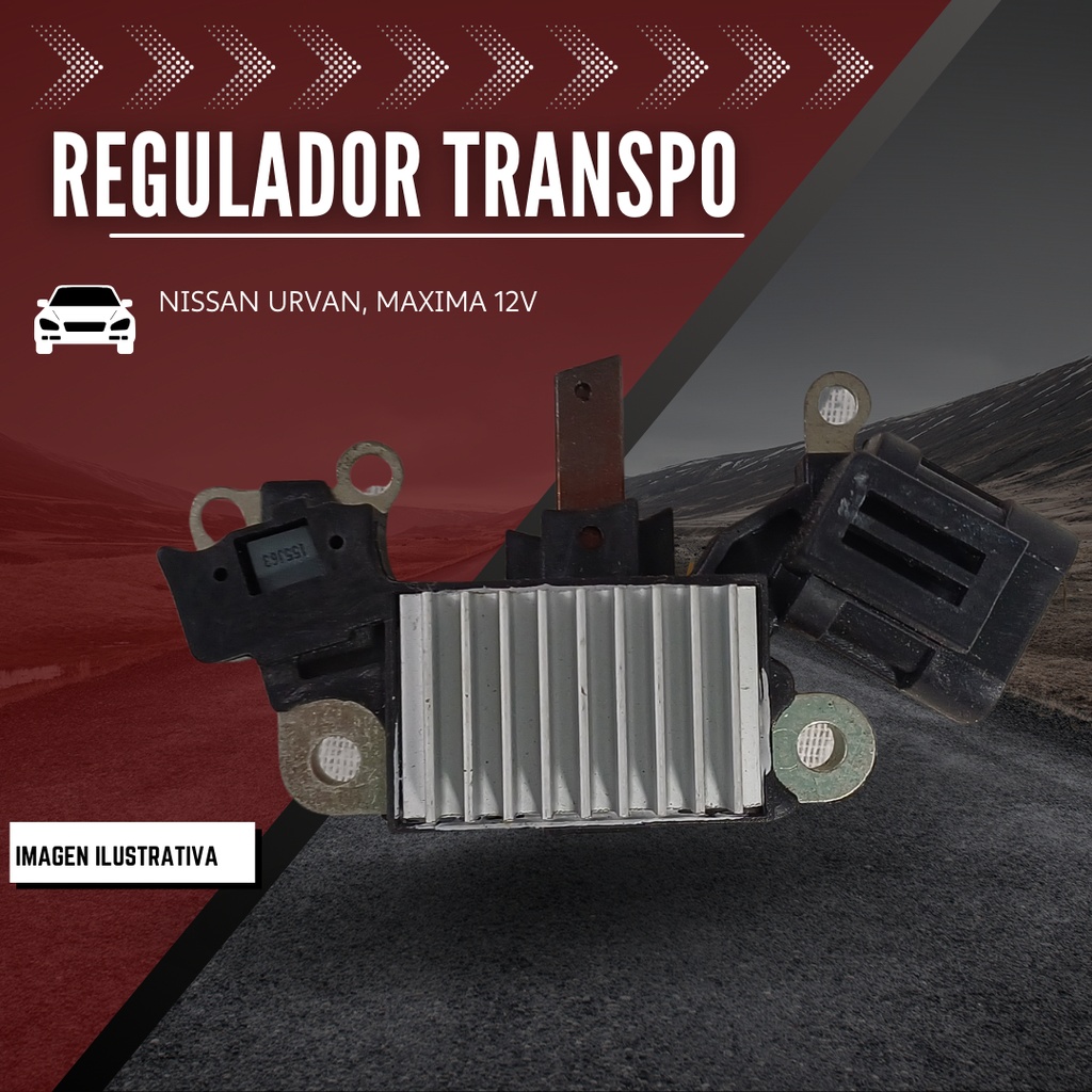 Regulador Hitachi Con  Porta Carbon Integrado Nissan Urvan,
