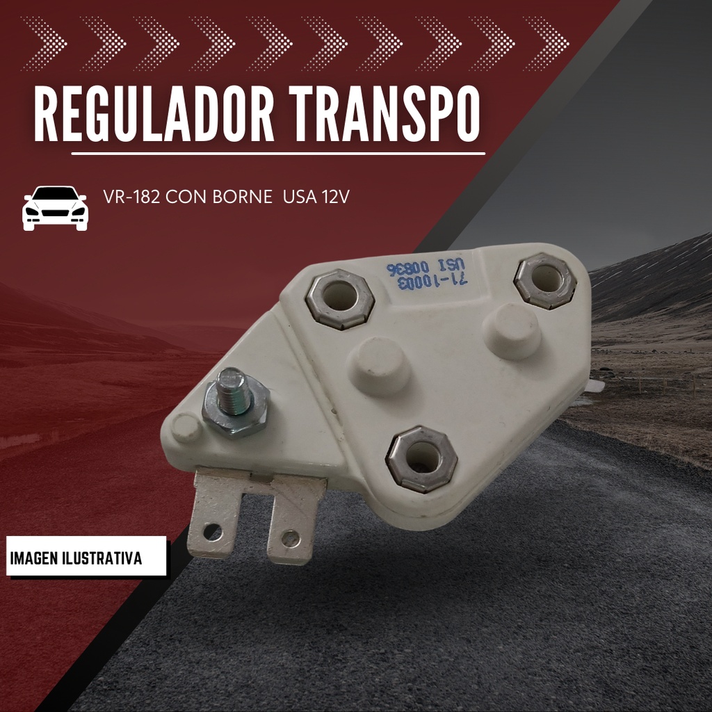 Regulador Delco Para Carro/camioneta Integrado Vr-182 Con Bo