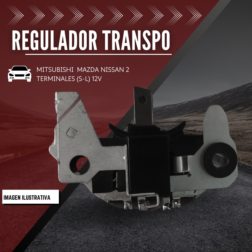 Regulador Mitsubishi  Mazda Nissan 2 Terminales (s-l) 12v