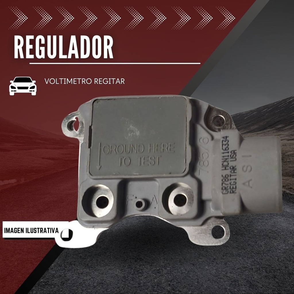 Regulador De Voltaje Voltimetro Regitar