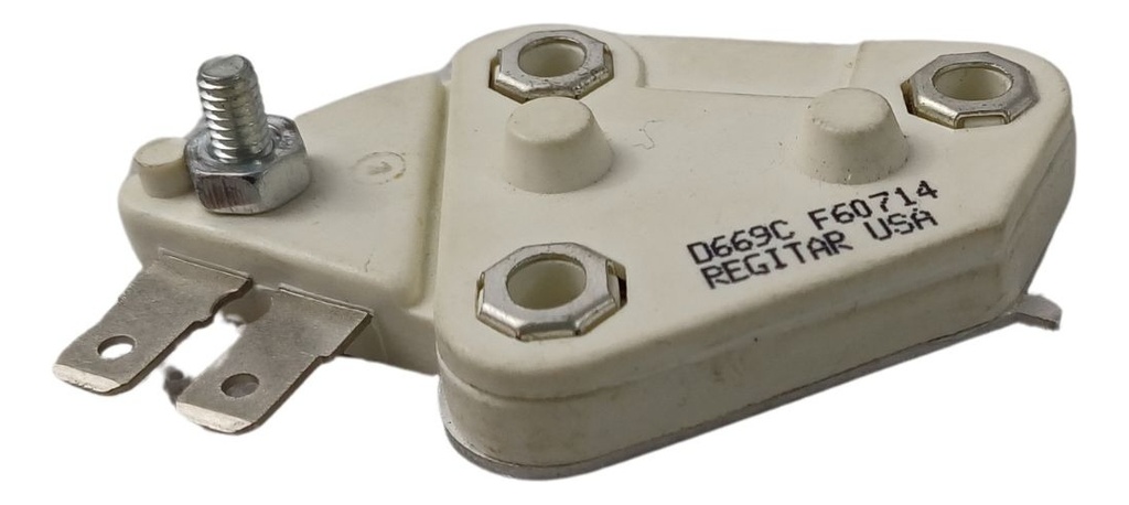 Regulador Voltaje 12v Delco Con Terminales P-l-f-s