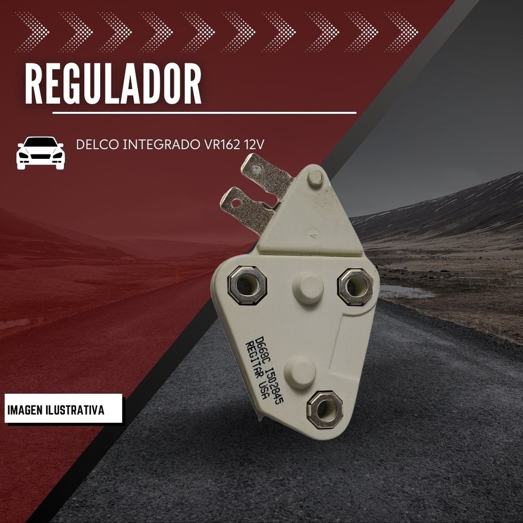 Regulador Delco Integrado Vr162 12v