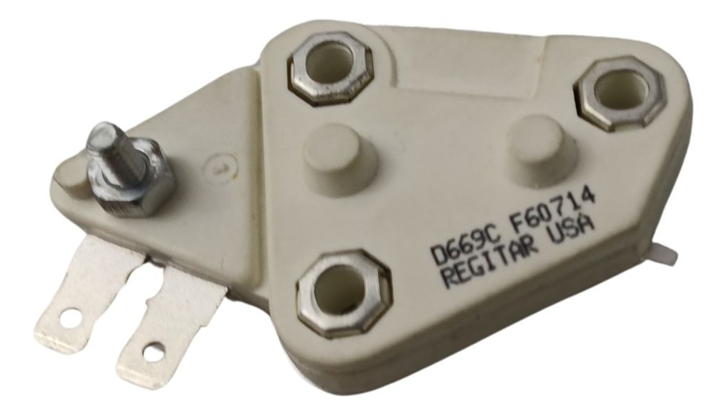 Regulador Delco Integrado Vr-182 Con Borne Usa 12v