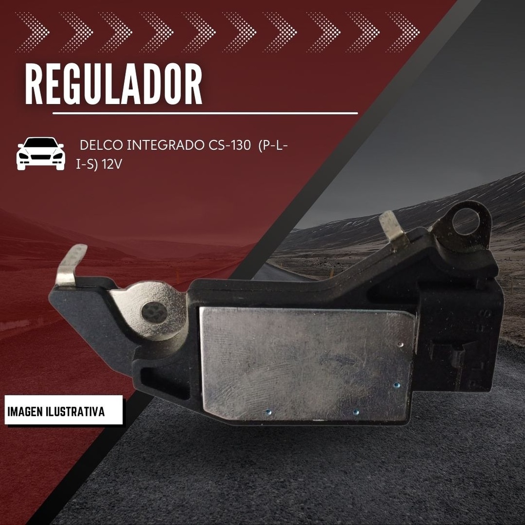 Regulador Delco Integrado Cs-130  (p-l-i-s) 12v