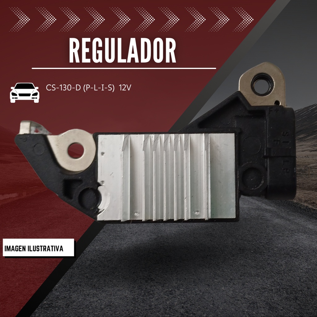 Regulador Delco Integrado Cs-130-d (p-l-i-s)  12v
