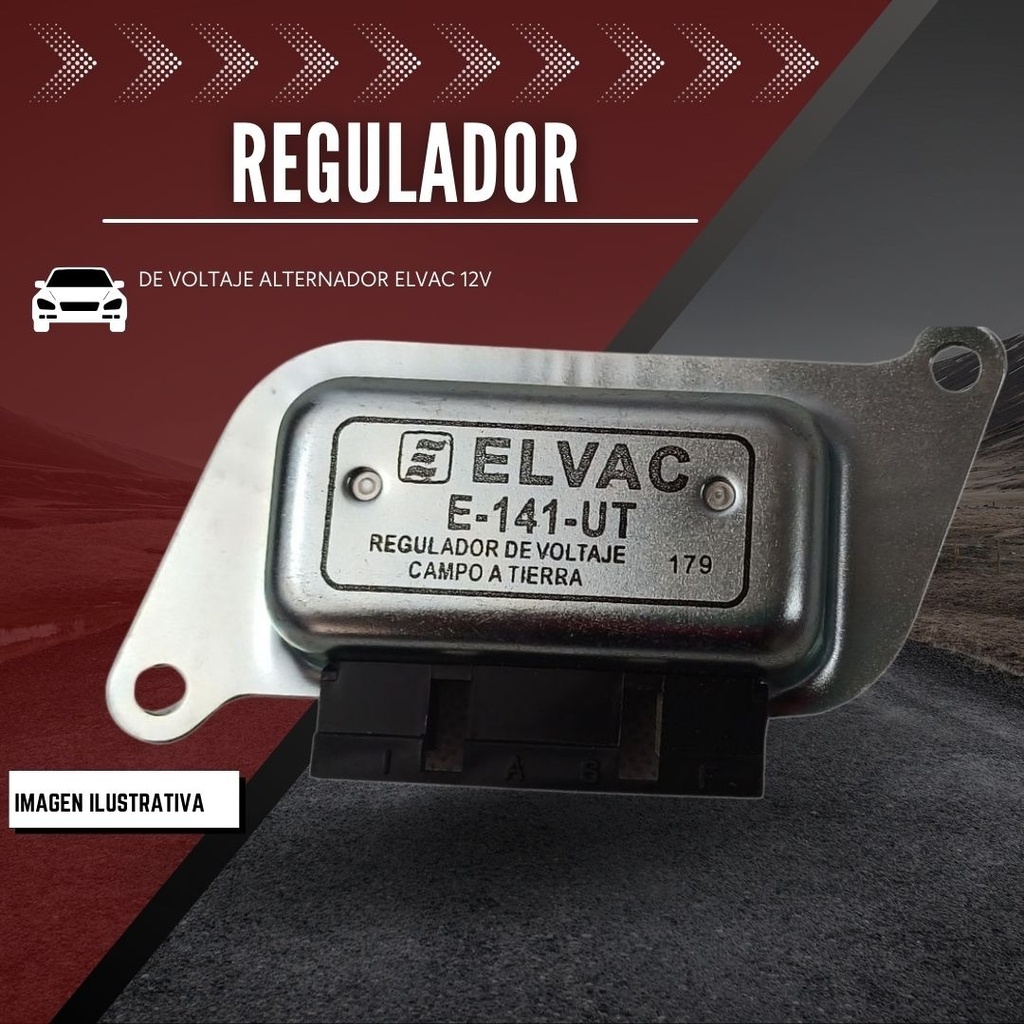 Regulador De Voltaje Alternador Elvac 12v