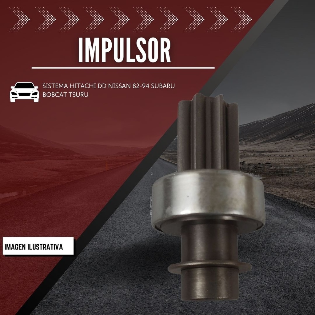 Impulsor Sistema Hitachi Dd Nissan 82-94 Subaru Bobcat Tsuru