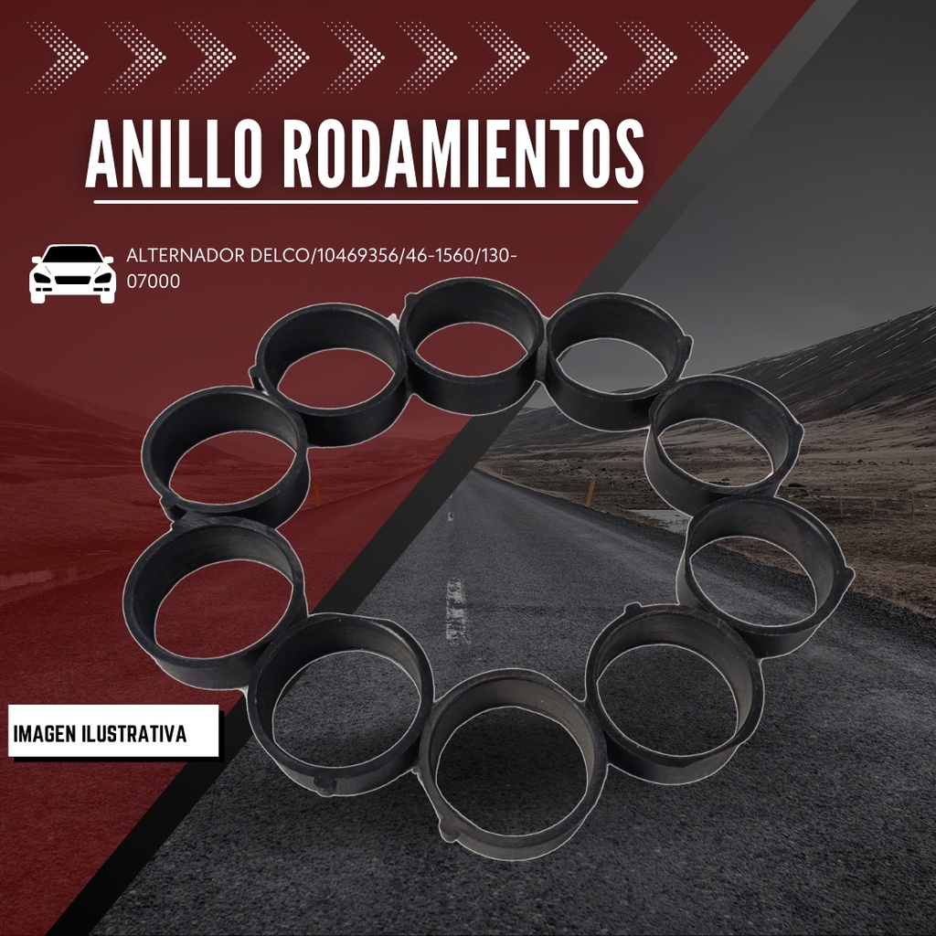 Anillo De Rodamientos Para Alternador Delco  10 Piezas