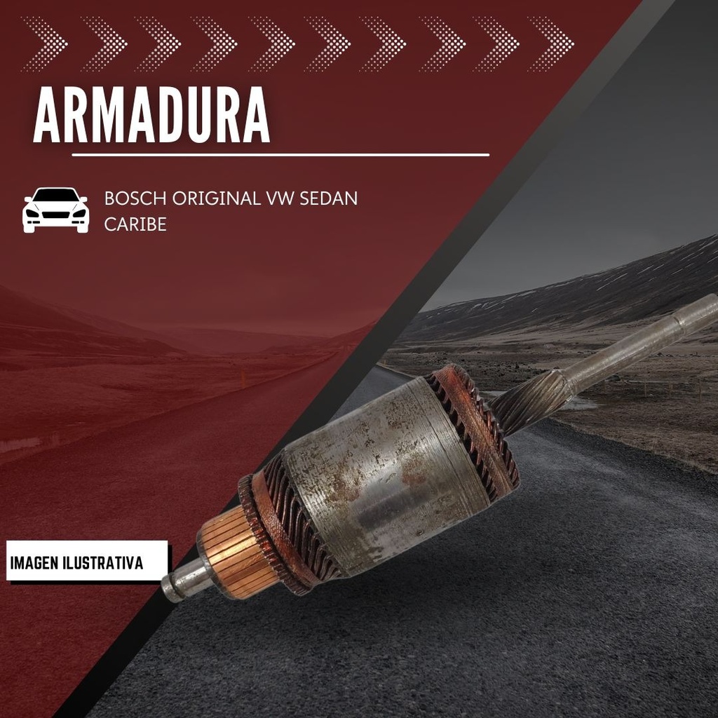 Armadura Marcha Bosch Original  Vw Sedán / Caribe