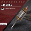 Armadura Marcha Para Alternador Mercedes 24v