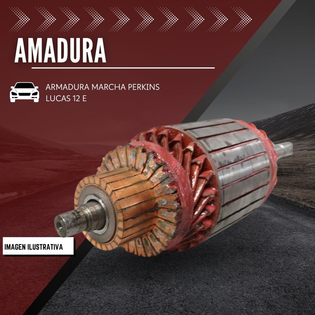 Armadura Marcha Perkins  Lucas 12e  12v