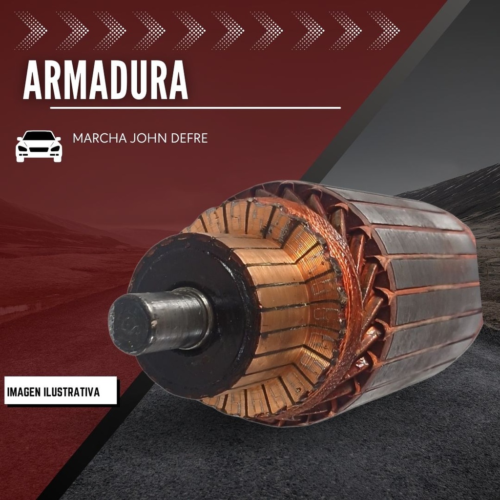 Armadura Marcha John Defre 12v Maquinaria Agrícola