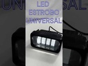 FARO LED H/L ESTROBO CARCASA NEGRA LUZ BLANCO